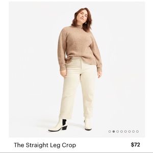 Everlane Straight leg Crop Pants